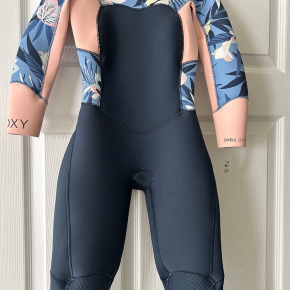 Girl's Roxy Prologue 3/2mm Back Zip Wetsuit Size 8 - Picture 1 of 9